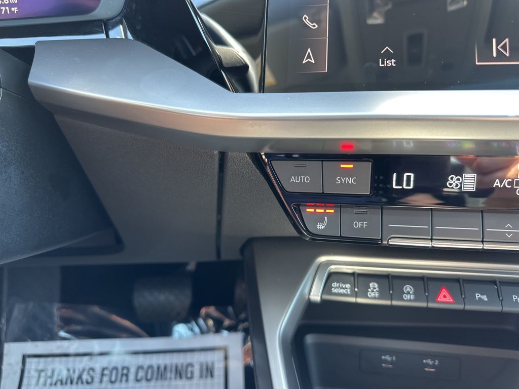 2023 Brilliant Black Audi A3 40 Premium FWD Sedan