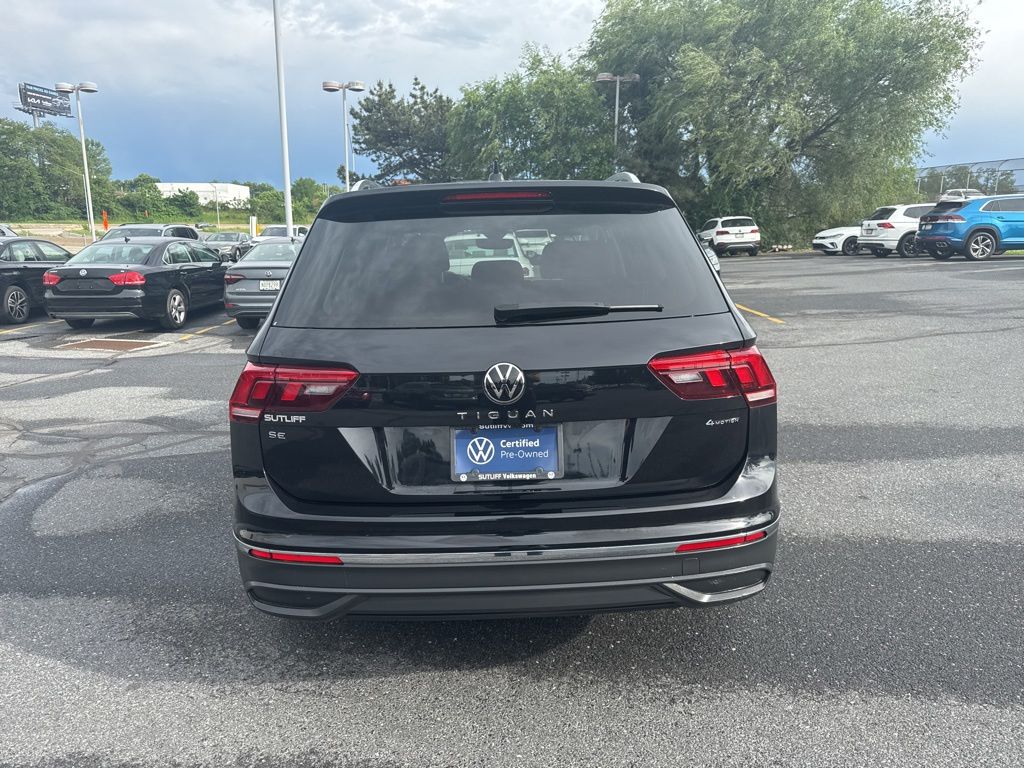 2022 Volkswagen Tiguan 2.0T SE Black at Sutliff Volkswagen