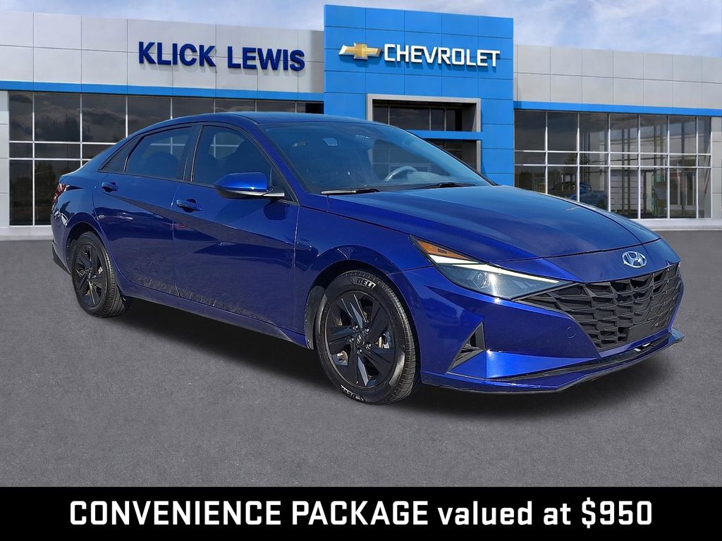 2021 Hyundai Elantra SEL Blue at Phil Fitts Ford