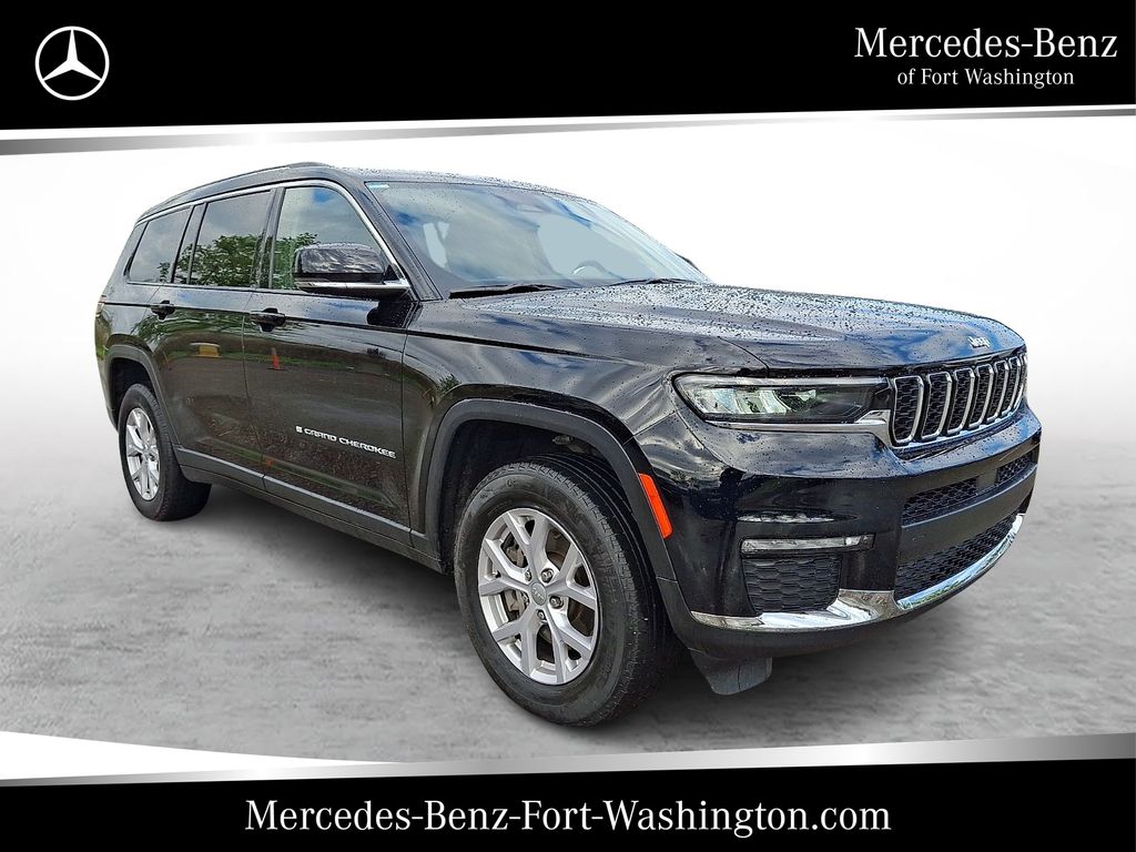Diamond Black Crystal Pearlcoat 2022 Jeep Grand Cherokee L Limited 4WD SUV / Crossover Four-Wheel Drive 8-Speed Automatic