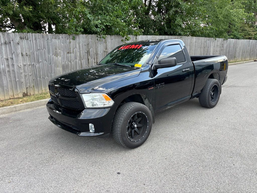 Black Clearcoat 2013 RAM 1500 Pickup Truck Four-Wheel Drive 6-Speed Automatic