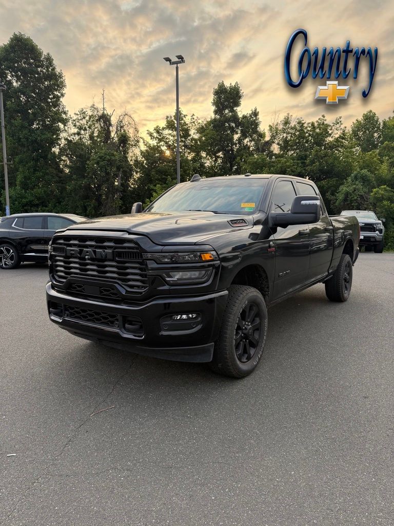 Diamond Black 2025 RAM 2500 Pickup Truck Four-Wheel Drive 8-Speed Automatic