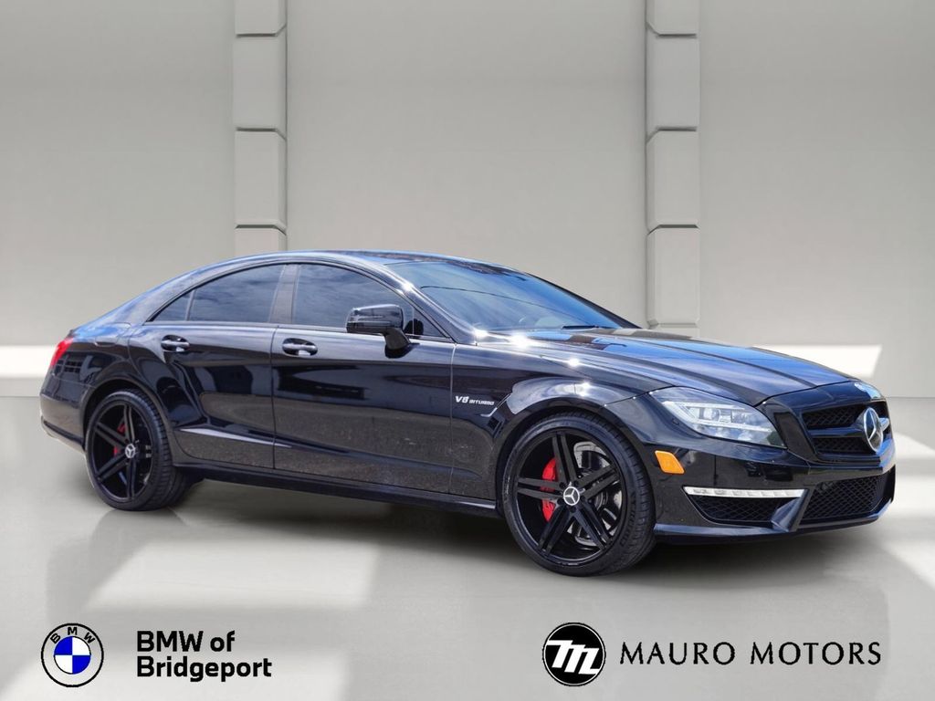 Black 2014 Mercedes-Benz CLS Sedan All-Wheel Drive 7-Speed Automatic