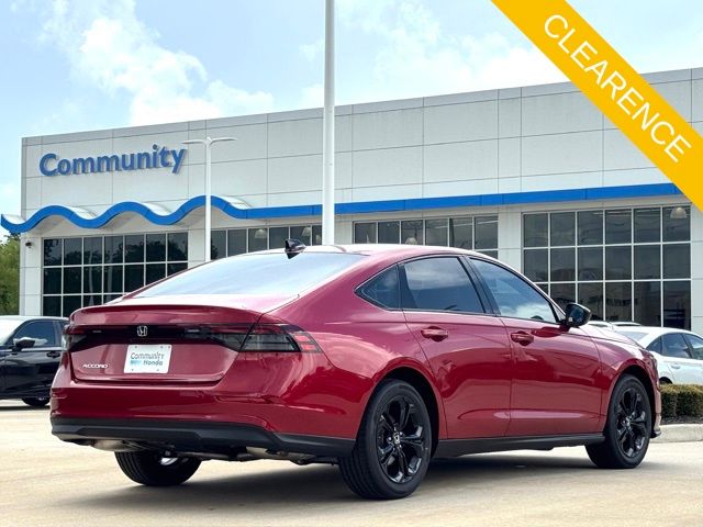 2025 Honda Accord SE Red at Community Honda