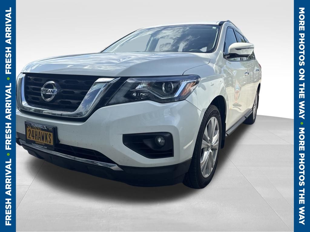 Pearl White Tricoat 2019 Nissan Pathfinder SUV / Crossover Four-Wheel Drive Continuously Variable Transmission