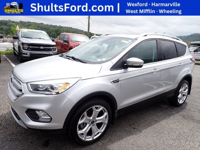 Ingot Silver Metallic 2018 Ford Escape Titanium AWD SUV / Crossover All-Wheel Drive 6-Speed Automatic