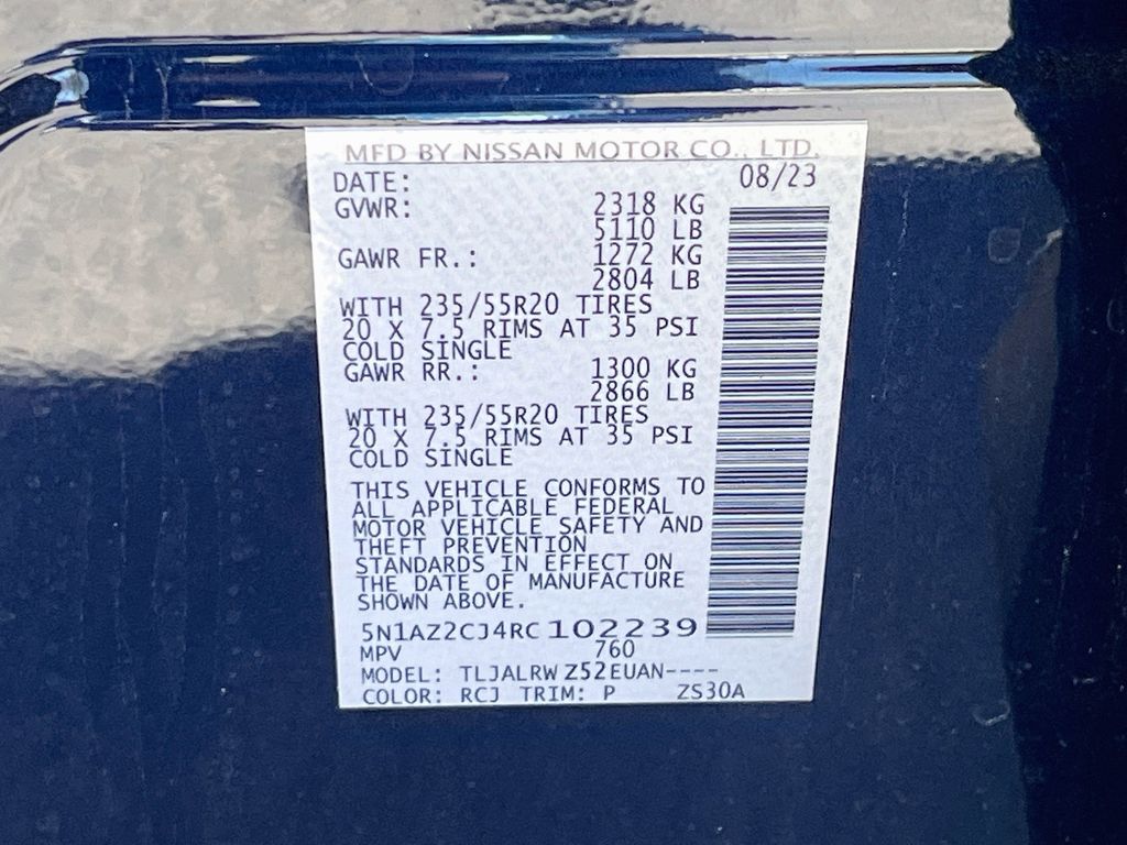 Used 2024 Blue Nissan SL image 34