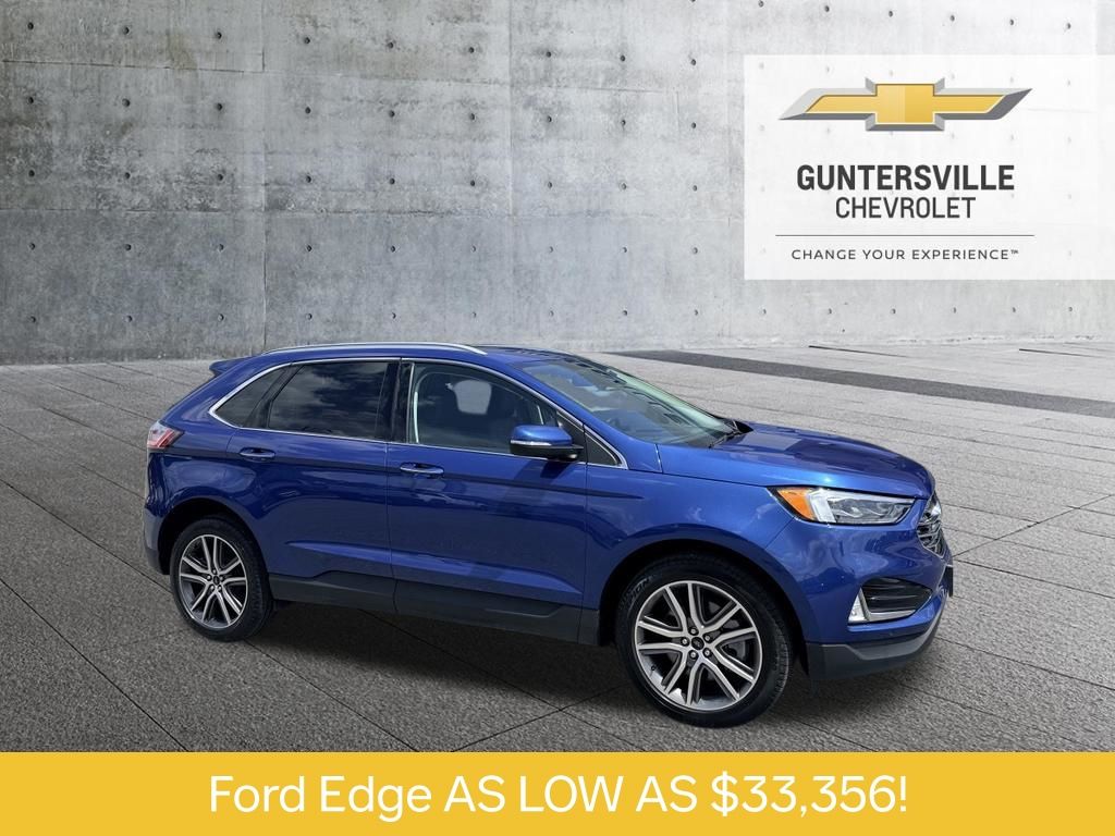 Atlas Blue Metallic 2024 Ford Edge SUV / Crossover All-Wheel Drive 8-Speed Automatic