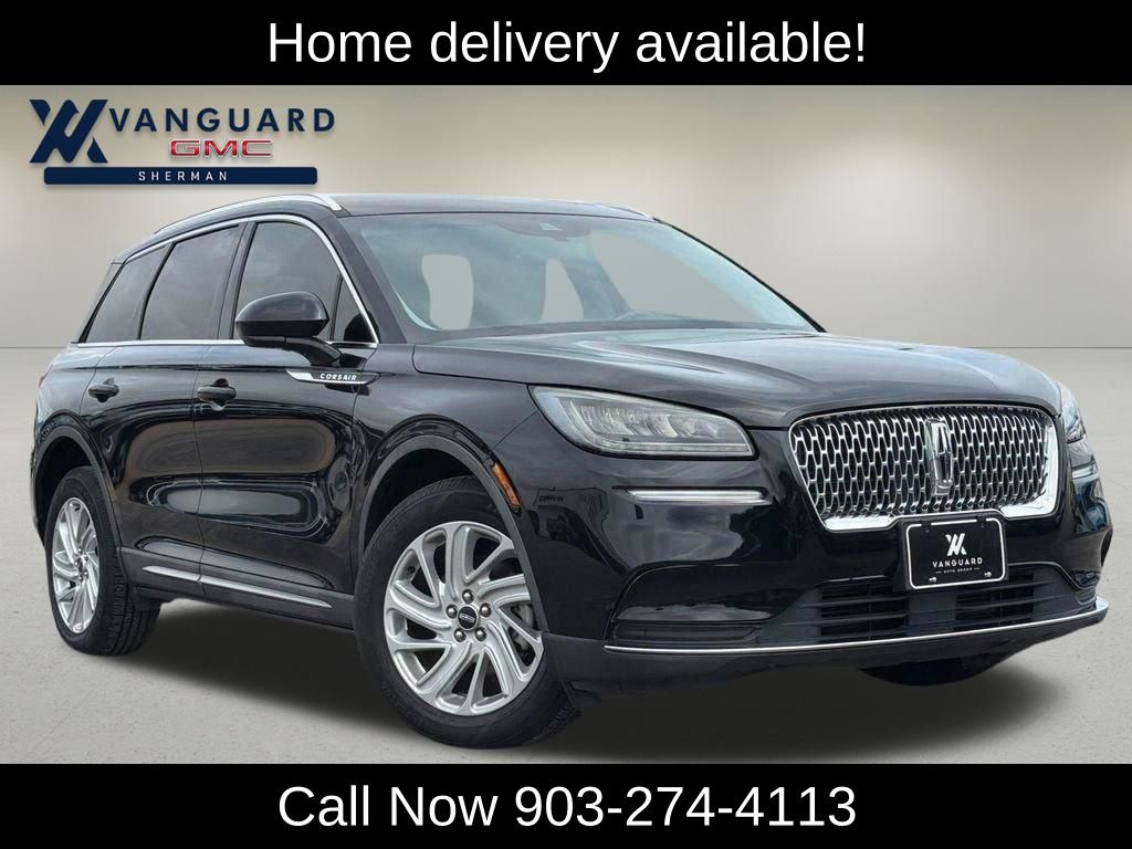 Black 2020 Lincoln Corsair Standard FWD SUV / Crossover Front-Wheel Drive 8-Speed Automatic