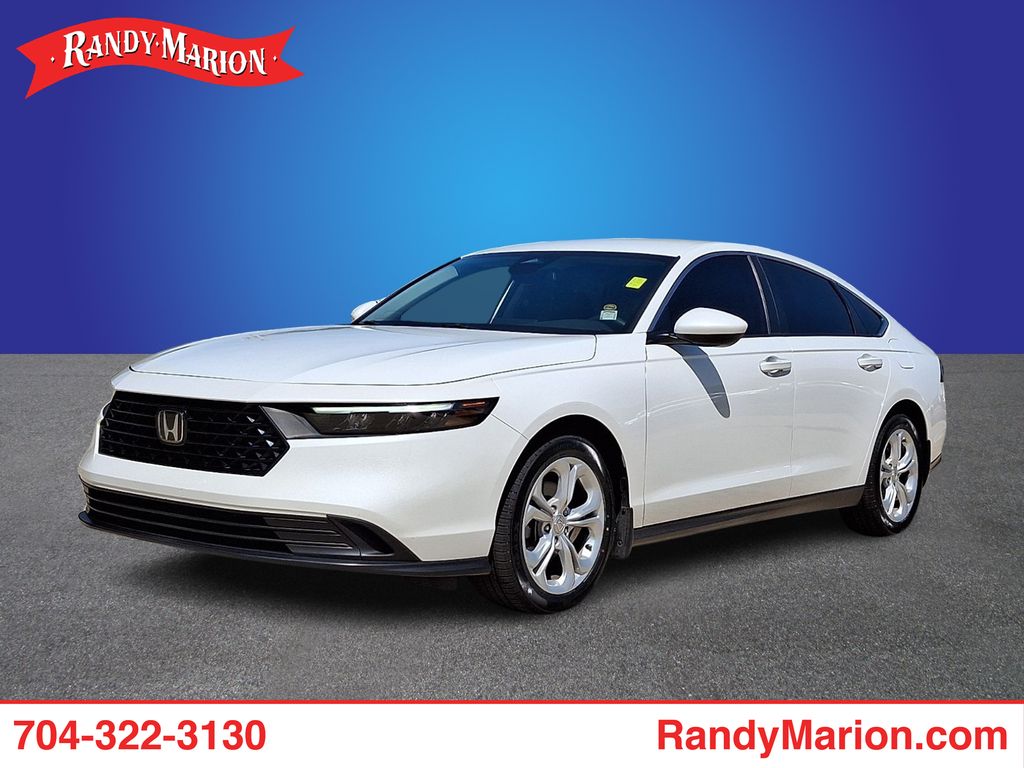Platinum White Pearl 2024 Honda Accord LX FWD Sedan Front-Wheel Drive Continuously Variable Transmission