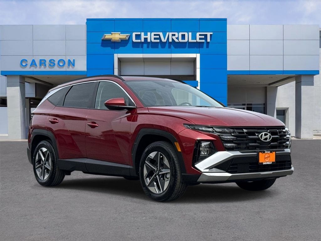 Red 2025 Hyundai Tucson SEL FWD SUV / Crossover Front-Wheel Drive 8-Speed Automatic