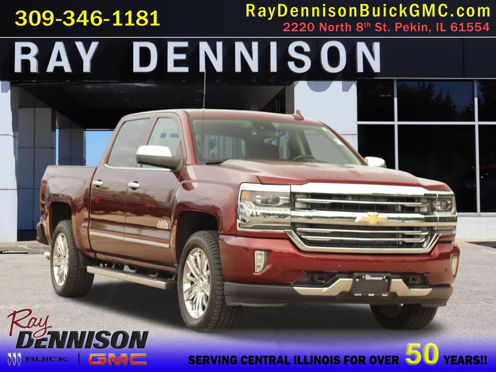 Red Tintcoat 2016 Chevrolet Silverado 1500 Pickup Truck Four-Wheel Drive 8-Speed Automatic Overdrive