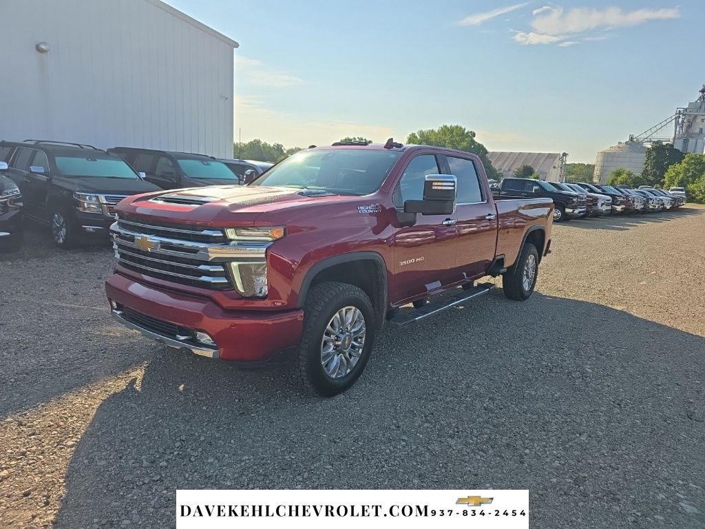 Cherry Red Tintcoat 2021 Chevrolet Silverado 3500HD Pickup Truck Four-Wheel Drive Automatic