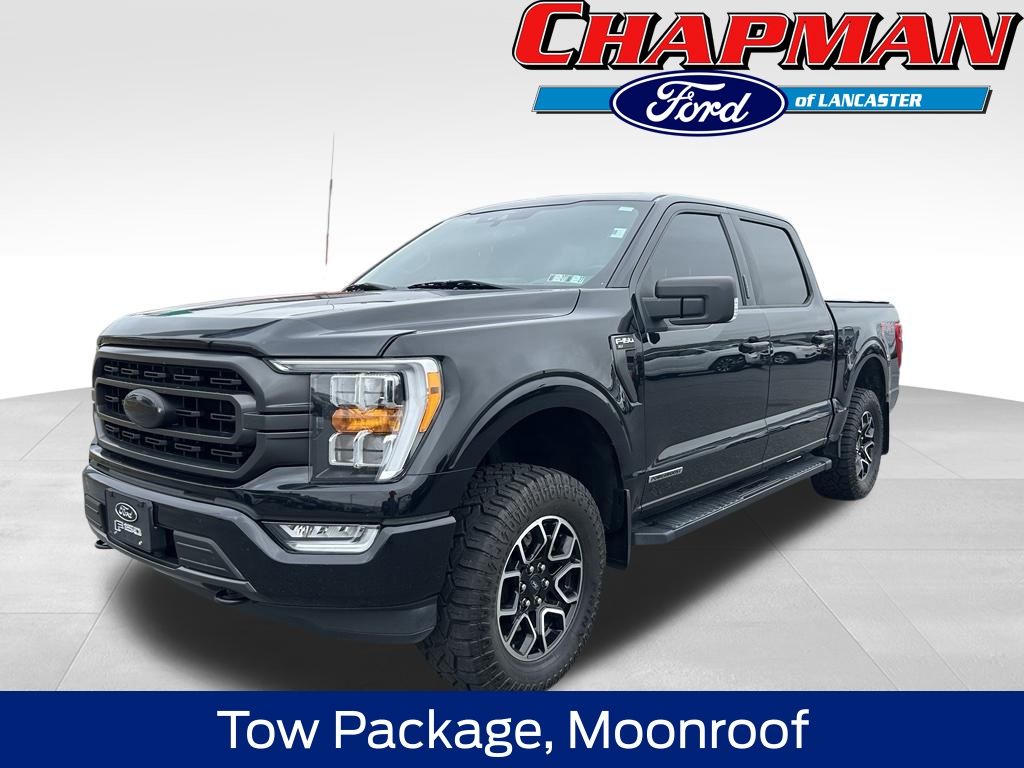 Agate Black Metallic 2021 Ford F-150 Pickup Truck Four-Wheel Drive Automatic