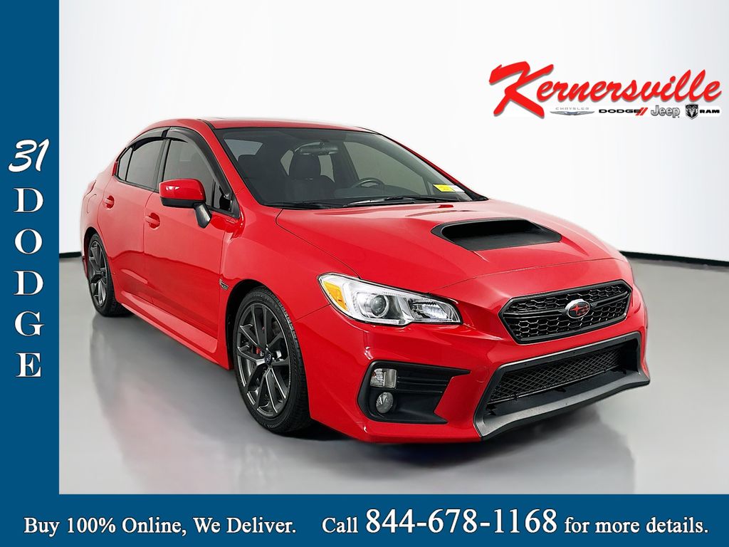Pure Red 2019 Subaru WRX Premium AWD Sedan All-Wheel Drive 6-Speed Manual