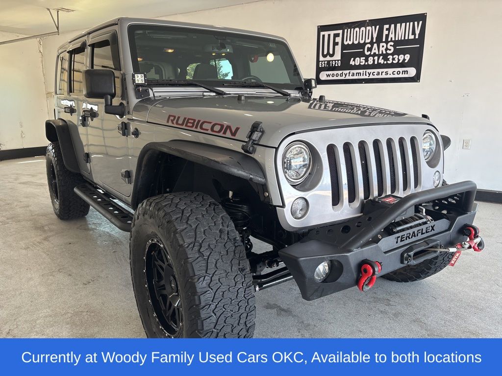 Billet Silver Metallic Clearcoat 2016 Jeep Wrangler Unlimited Rubicon 4WD SUV / Crossover Four-Wheel Drive 6-Speed Manual