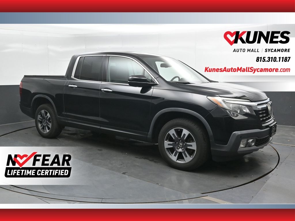 Black 2018 Honda Ridgeline Pickup Truck All-Wheel Drive 6-Speed Automatic