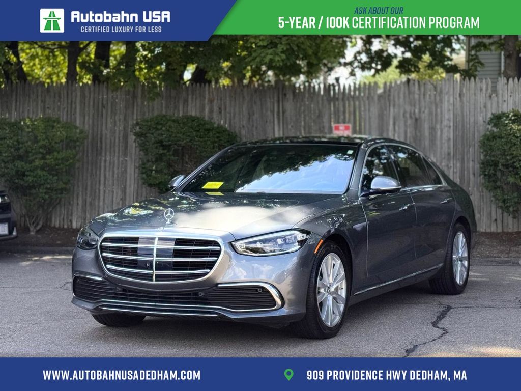 Gray 2022 Mercedes-Benz S-Class Sedan All-Wheel Drive 9-Speed Automatic