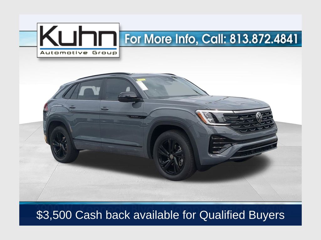 Pure Gray 2026 Volkswagen Atlas Cross Sport SUV / Crossover All-Wheel Drive 8-Speed Automatic