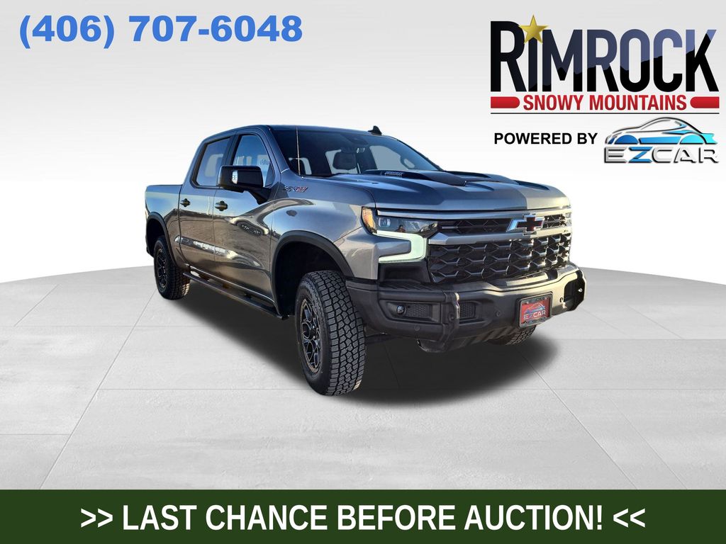 Sterling Gray Metallic 2024 Chevrolet Silverado 1500 ZR2 Crew Cab 4WD Pickup Truck Four-Wheel Drive Automatic