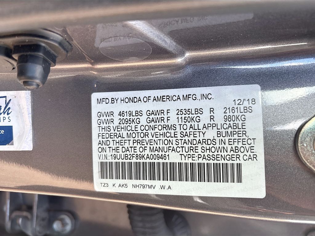Used 2019 Gray Acura 3.5L Advance Pkg image 32