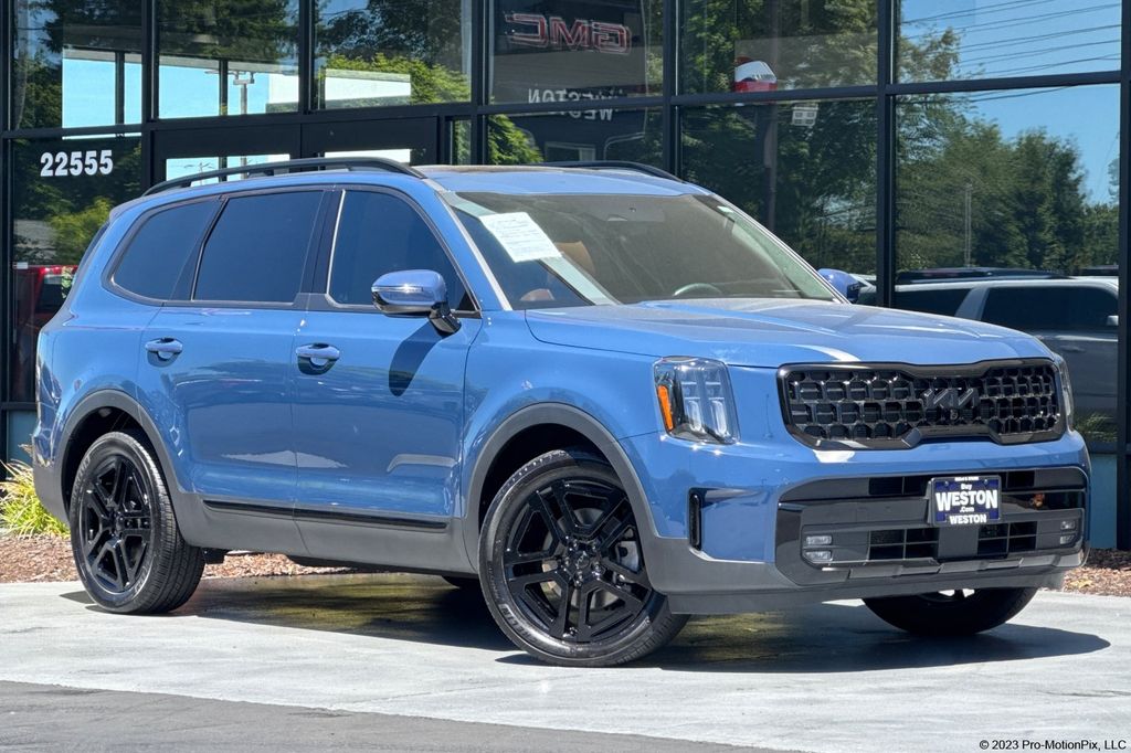 Dark Blue 2025 Kia Telluride SX-Prestige X-Line AWD SUV / Crossover All-Wheel Drive 8-Speed Automatic
