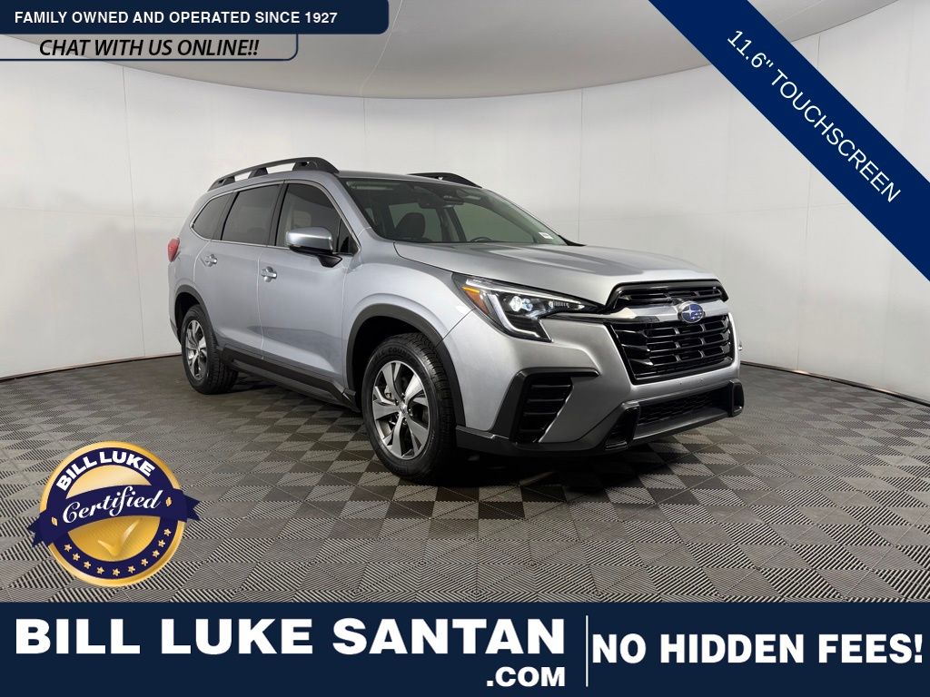 Ice Silver Metallic 2025 Subaru Ascent Premium 7-Passenger AWD SUV / Crossover All-Wheel Drive Continuously Variable Transmission