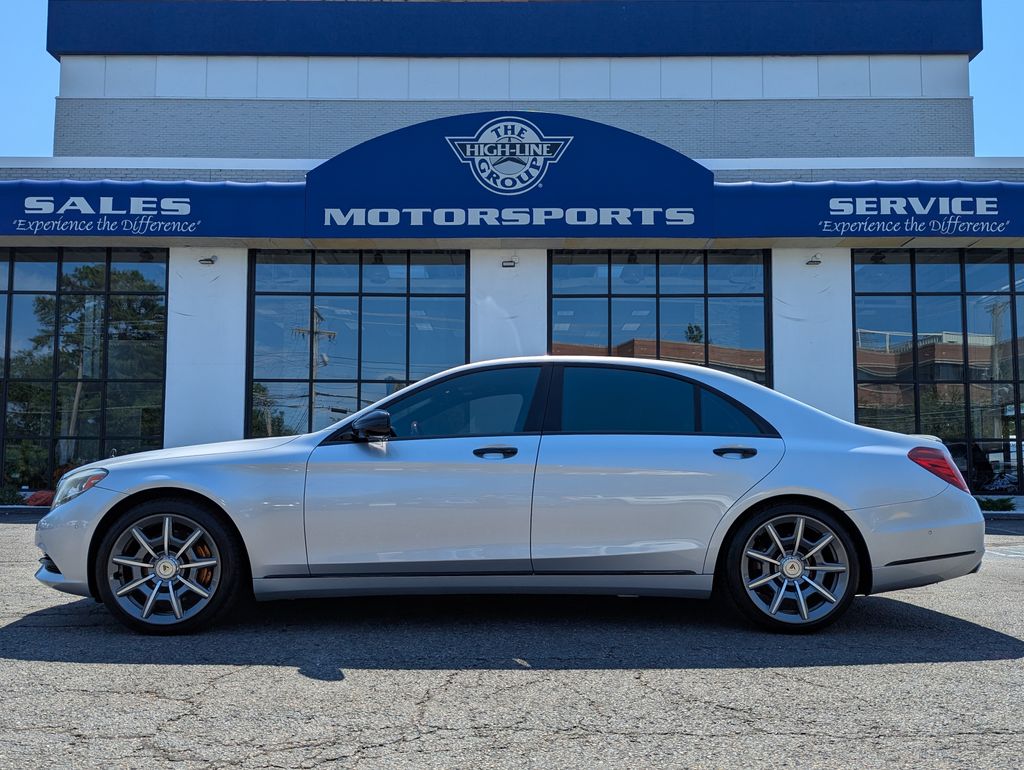 Iridium Silver Metallic 2015 Mercedes-Benz S-Class Sedan All-Wheel Drive 7-Speed Automatic