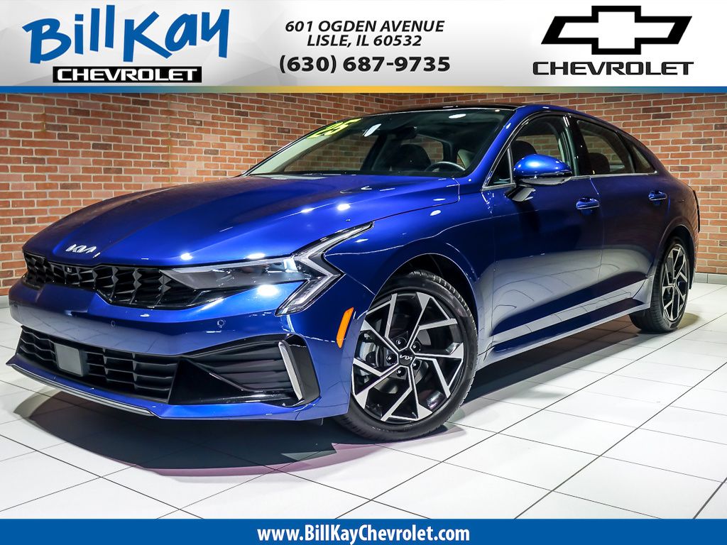 Yacht Blue 2025 Kia K5 Sedan Front-Wheel Drive 8-Speed Automatic