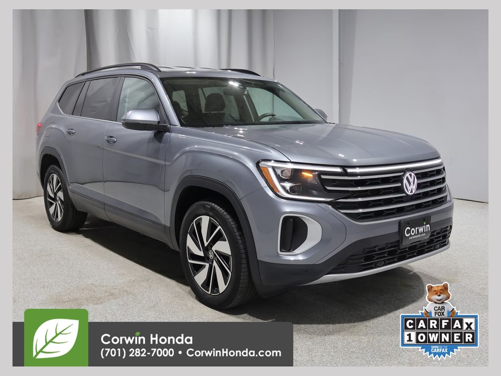 Platinum Gray Metallic 2025 Volkswagen Atlas SUV / Crossover All-Wheel Drive 8-Speed Automatic