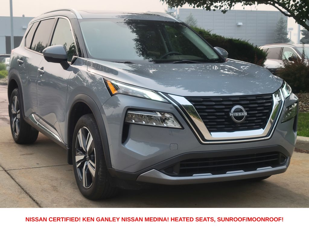 Boulder Gray Pearl 2023 Nissan Rogue SUV / Crossover All-Wheel Drive Continuously Variable Transmission