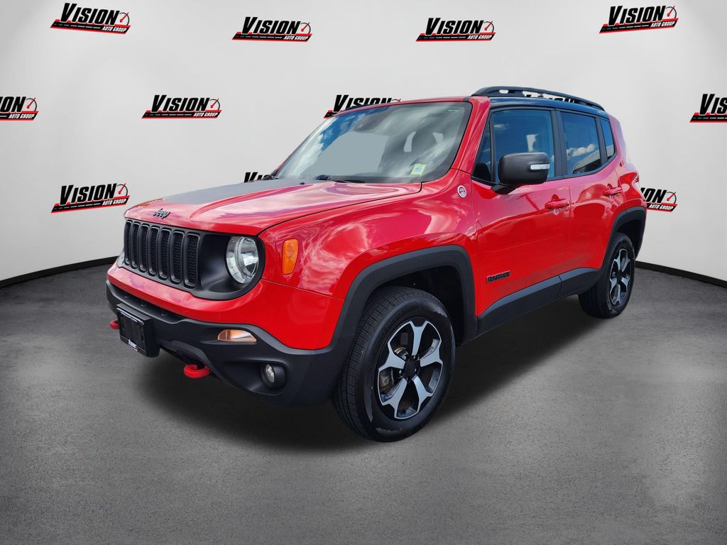 Colorado Red Clearcoat 2021 Jeep Renegade SUV / Crossover Four-Wheel Drive 9-Speed Automatic