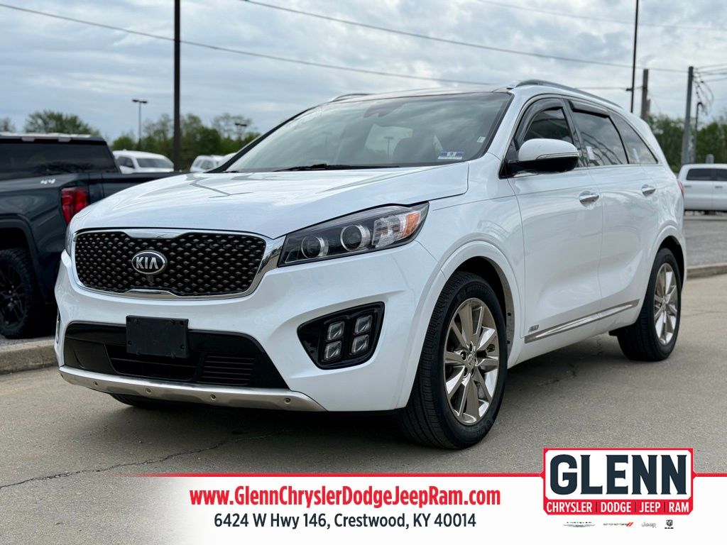 Snow White Pearl 2016 Kia Sorento SX Limited V6 AWD SUV / Crossover All-Wheel Drive 6-Speed Automatic