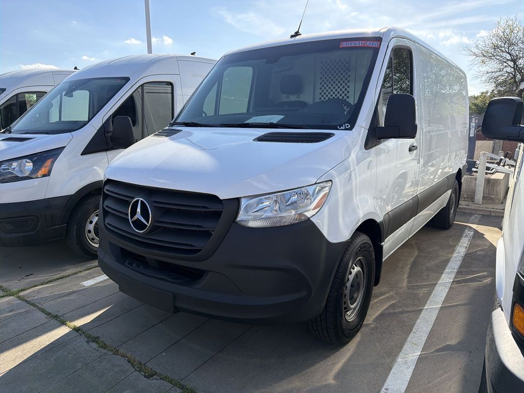 White 2021 Mercedes-Benz Sprinter Cargo 1500 144 RWD Van 4X2 9-Speed Automatic