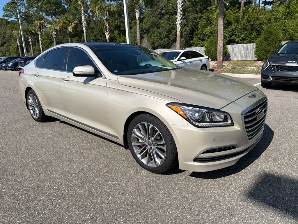 Brown (Marrakesh Beige) 2015 Hyundai Genesis Sedan 8-Speed Automatic