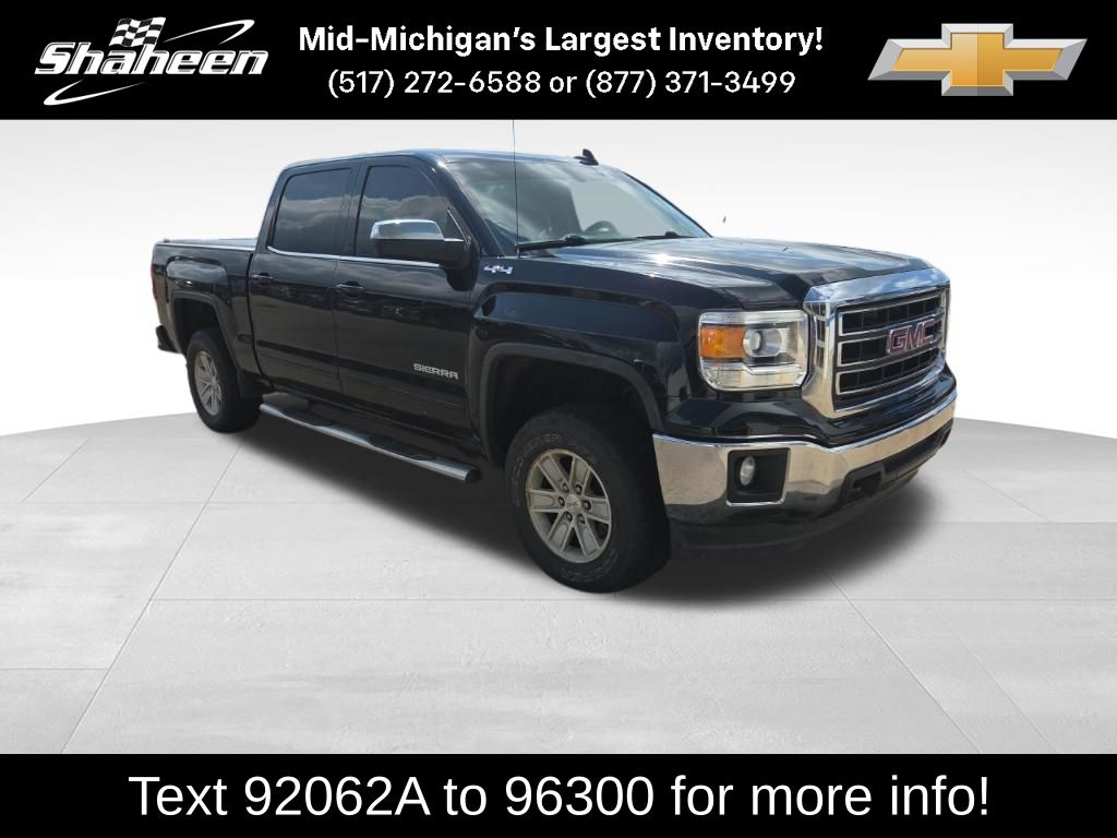 Onyx Black 2015 GMC Sierra 1500 Pickup Truck Four-Wheel Drive 6-Speed Automatic Overdrive