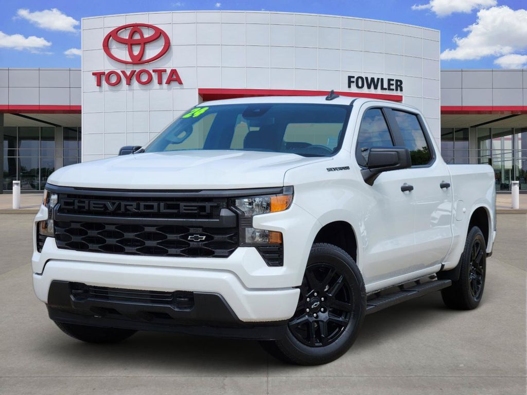 Summit White 2024 Chevrolet Silverado 1500 Pickup Truck 4X2 8-Speed Automatic