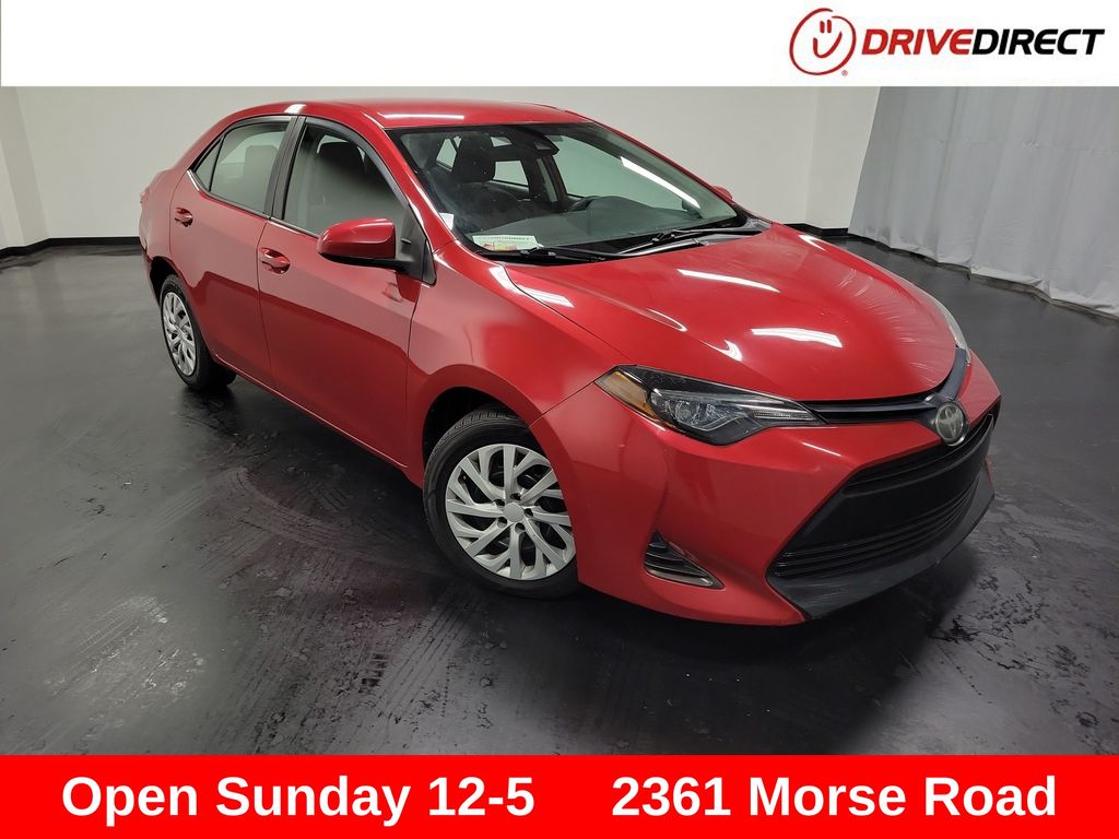 Barcelona Red Metallic 2019 Toyota Corolla Sedan Front-Wheel Drive Continuously Variable Transmission
