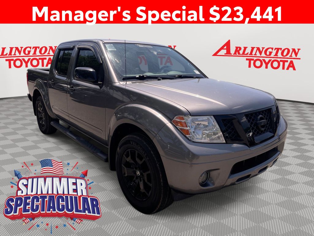 Gray (Gun Metallic) 2021 Nissan Frontier Pickup Truck Four-Wheel Drive 9-Speed Automatic