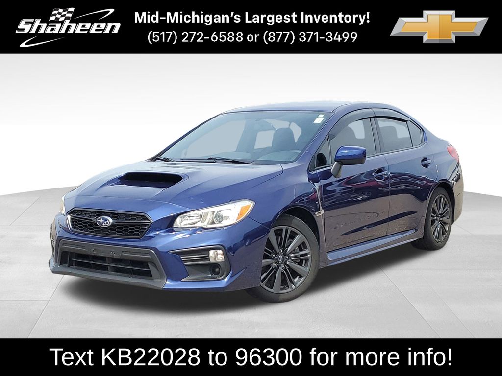 Lapis Blue Pearl 2020 Subaru WRX AWD Sedan All-Wheel Drive 6-Speed Manual