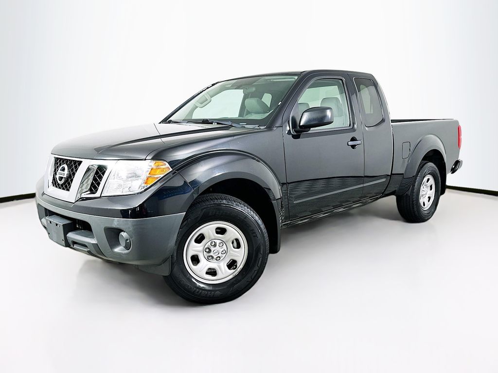 Gray (Magnetic Black Pearl) 2021 Nissan Frontier S King Cab 4WD Pickup Truck Four-Wheel Drive 9-Speed Automatic