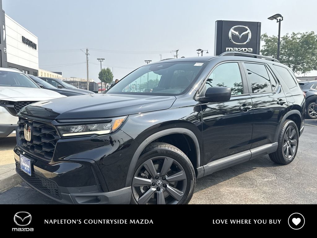 Crystal Black Pearl 2023 Honda Pilot SUV / Crossover All-Wheel Drive Automatic
