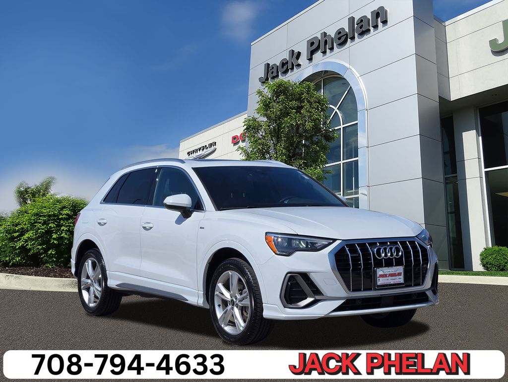 Glacier White 2021 Audi Q3 quattro Premium S Line 45 TFSI SUV / Crossover All-Wheel Drive 8-Speed Automatic