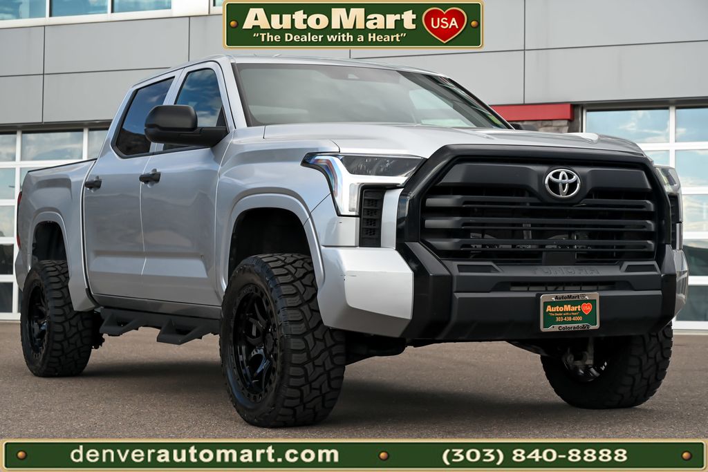 Celestial Silver Metallic 2025 Toyota Tundra Pickup Truck Four-Wheel Drive Automatic