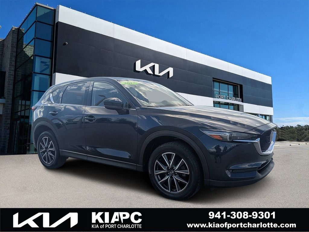 Deep Crystal Blue Mica 2017 Mazda CX-5 Grand Touring AWD SUV / Crossover All-Wheel Drive 6-Speed Automatic