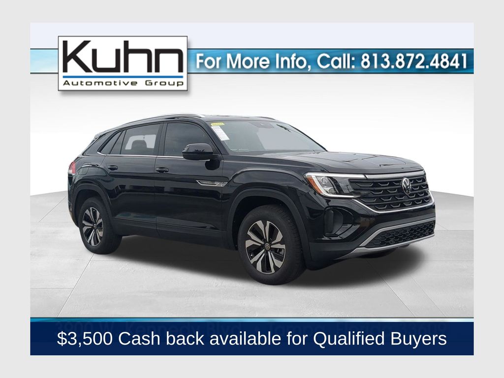 Deep Black Pearl 2026 Volkswagen Atlas Cross Sport SUV / Crossover Front-Wheel Drive 8-Speed Automatic