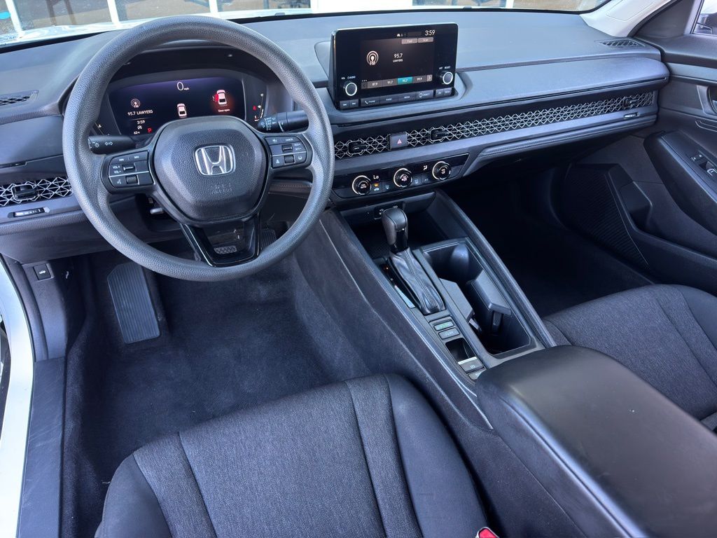 2023 Honda Accord LX White at Classic Elite Chevrolet Sugar Land