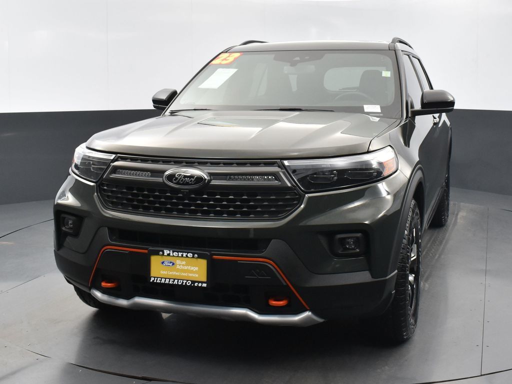 Forged Green Metallic 2023 Ford Explorer Timberline AWD SUV / Crossover All-Wheel Drive Automatic