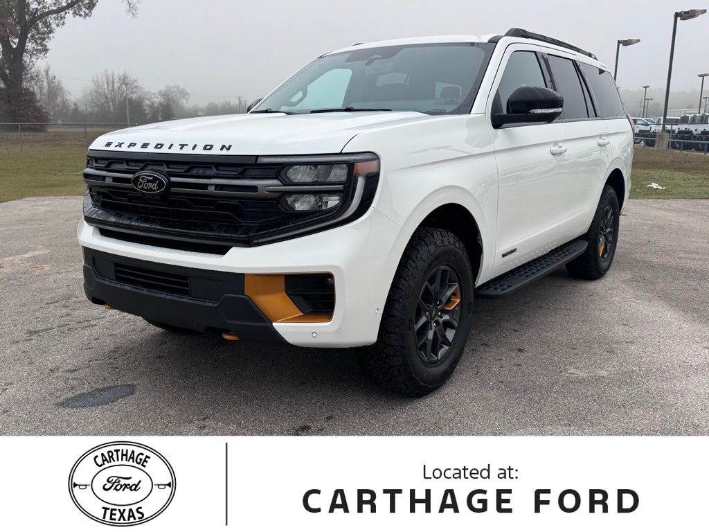 Star White Metallic Tri-Coat 2025 Ford Expedition SUV / Crossover Four-Wheel Drive Automatic