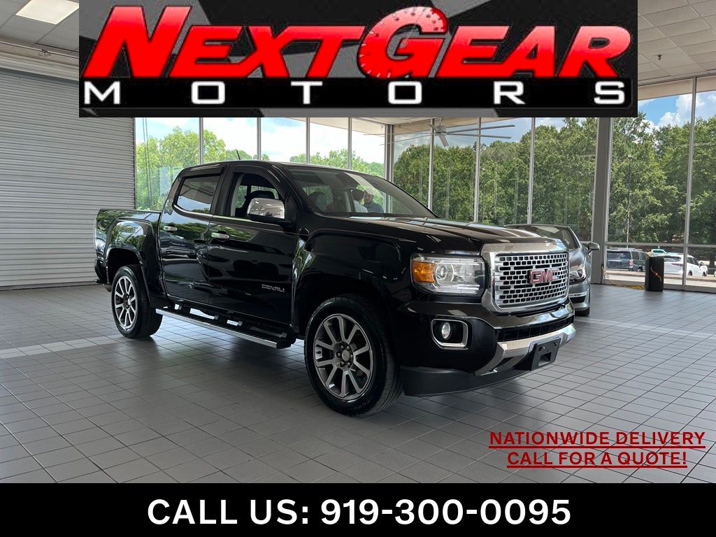 Onyx Black 2019 GMC Canyon Pickup Truck Four-Wheel Drive 8-Speed Automatic